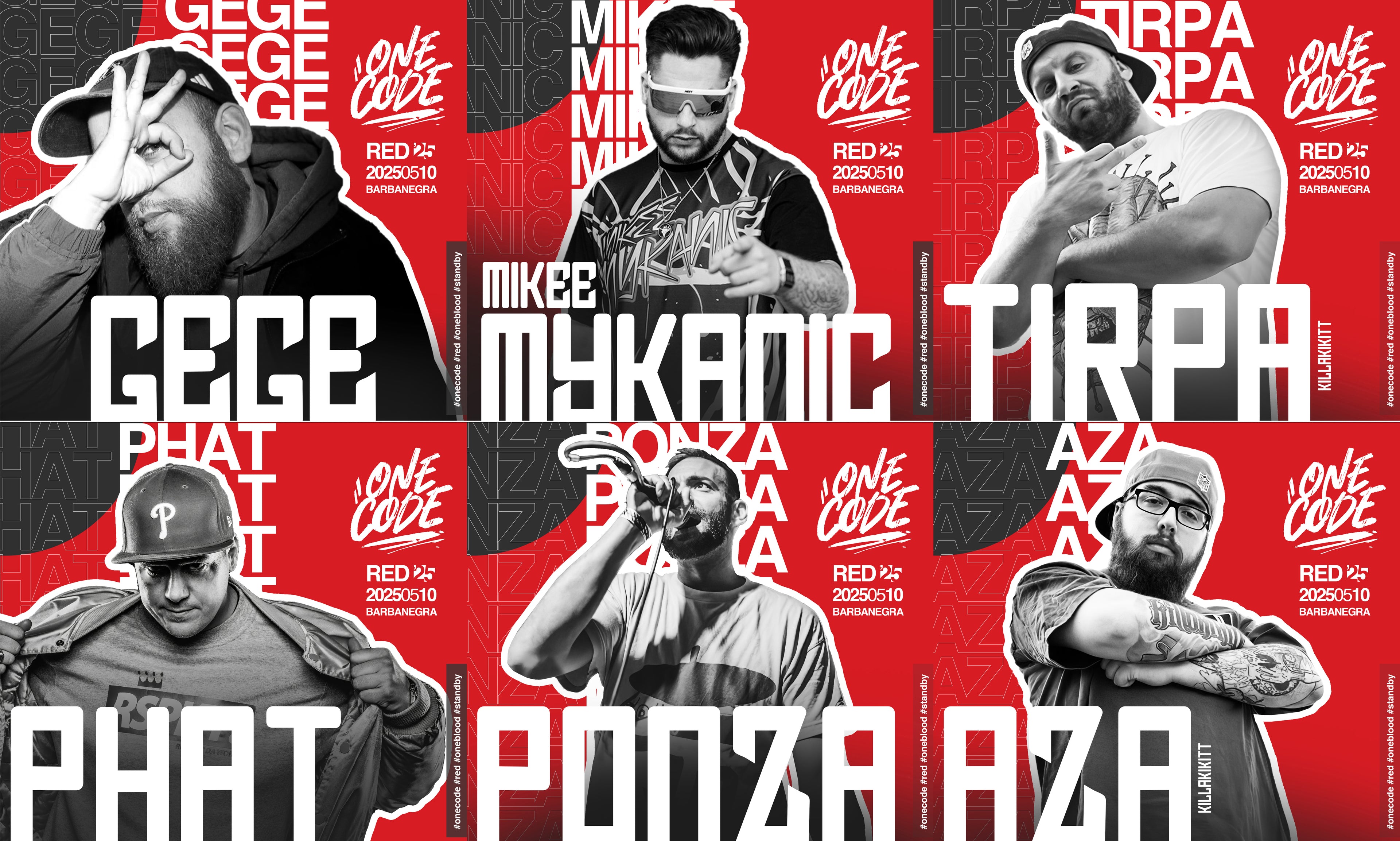 OneCODE 25:red valószínűleg a legjobb,legtöbb rappert felsorakoztató hazai hiphop fesztivál, élő koncert, buli

onecode, onecodefestival, vankód