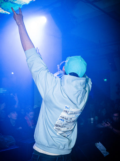 OneCODE: 25 blue hoodie