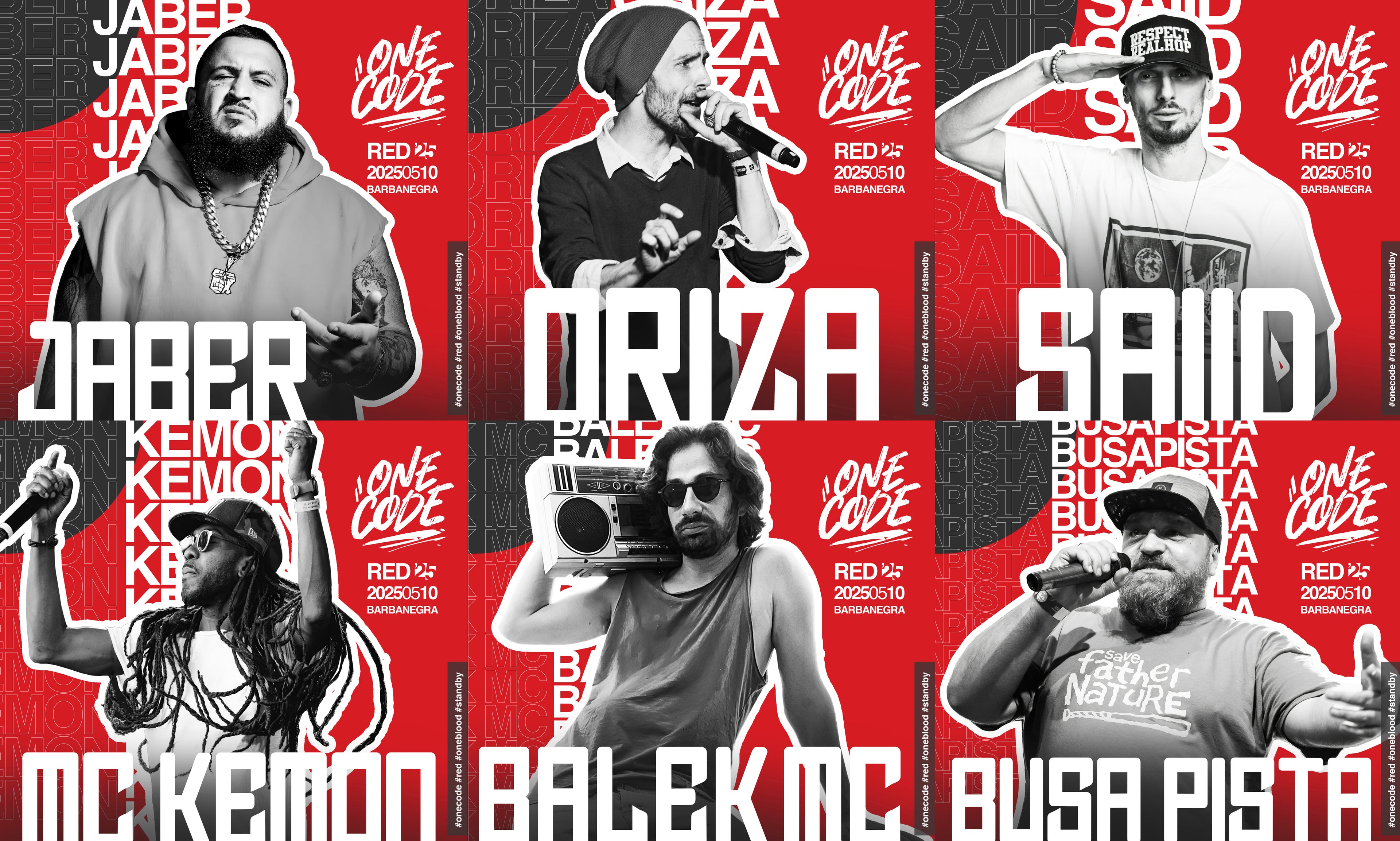 OneCODE 25:red valószínűleg a legjobb,legtöbb rappert felsorakoztató hazai hiphop fesztivál, élő koncert, buli

onecode, onecodefestival, vankód