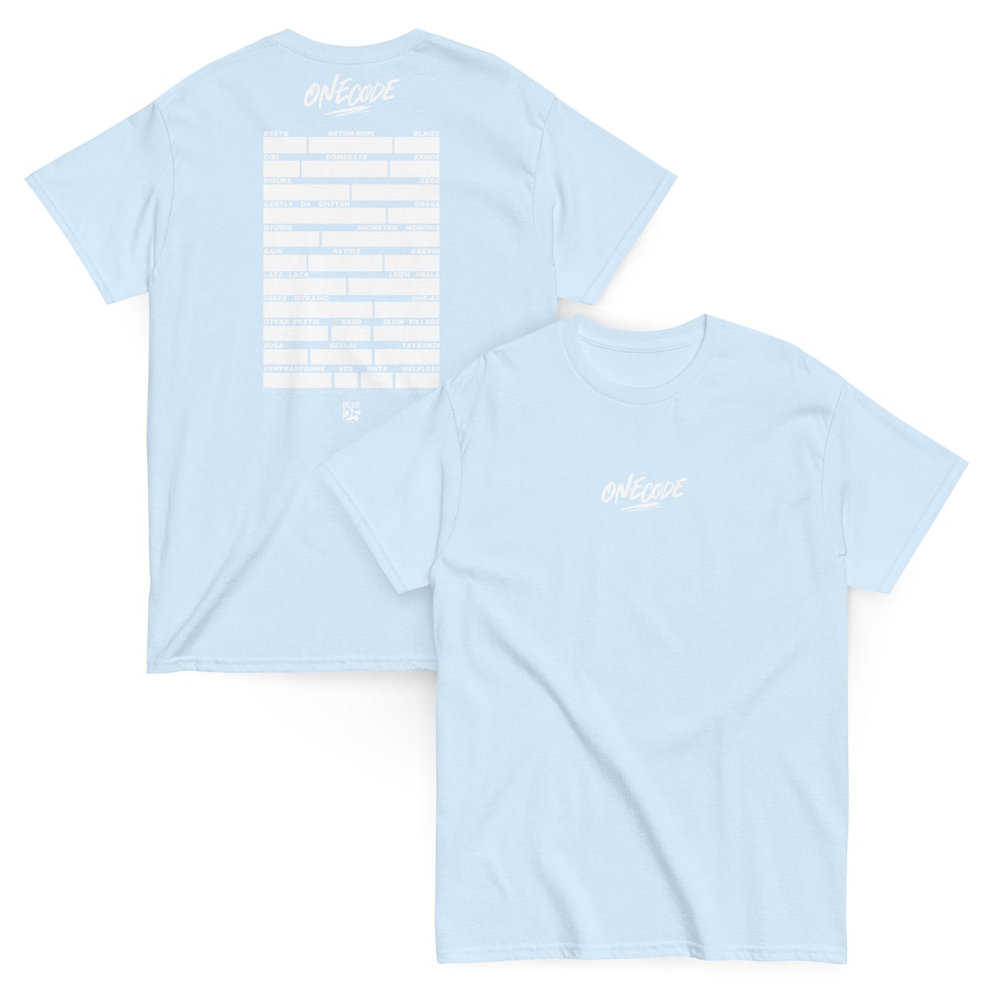 OneCODE: 25 blue tee
