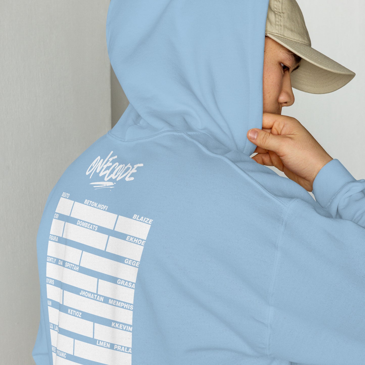 OneCODE: 25 blue hoodie